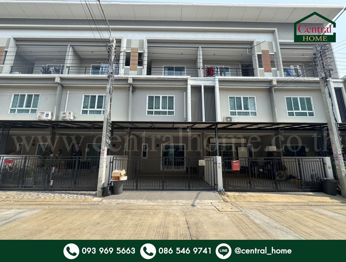 ขายทาวน์โฮมนนทบุรี บางใหญ่ บางบัวทอง : ทาวน์โฮม วิชั่น สมาร์ท ไลฟ์ สถานีรถไฟฟ้าบางพลู - รัตนาธิเบศร์