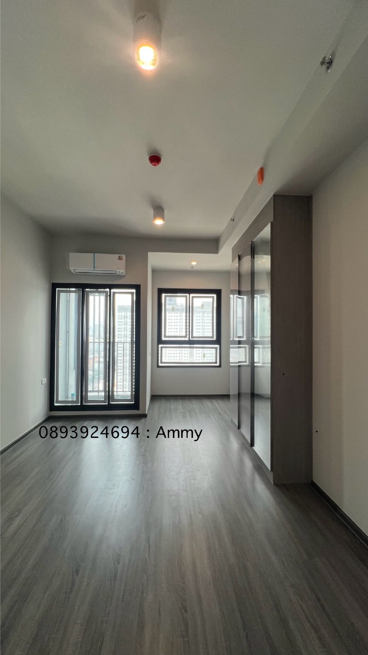 Sale DownCondoSeri Thai, Ramkhamhaeng Nida : Sell ​​down the new building, starting at 1.8 million baht, near Dae Mall, Bang Kapi and the yellow River.