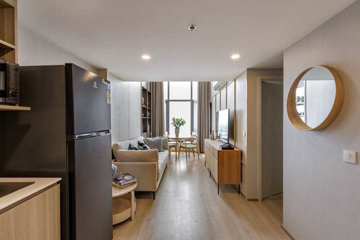 For RentCondoKhlongtoei, Kluaynamthai : Life Rama 4-ASOKE 2 BED 1 Bath Size 52 sq.m. Near MRT Queen Sirikit Center