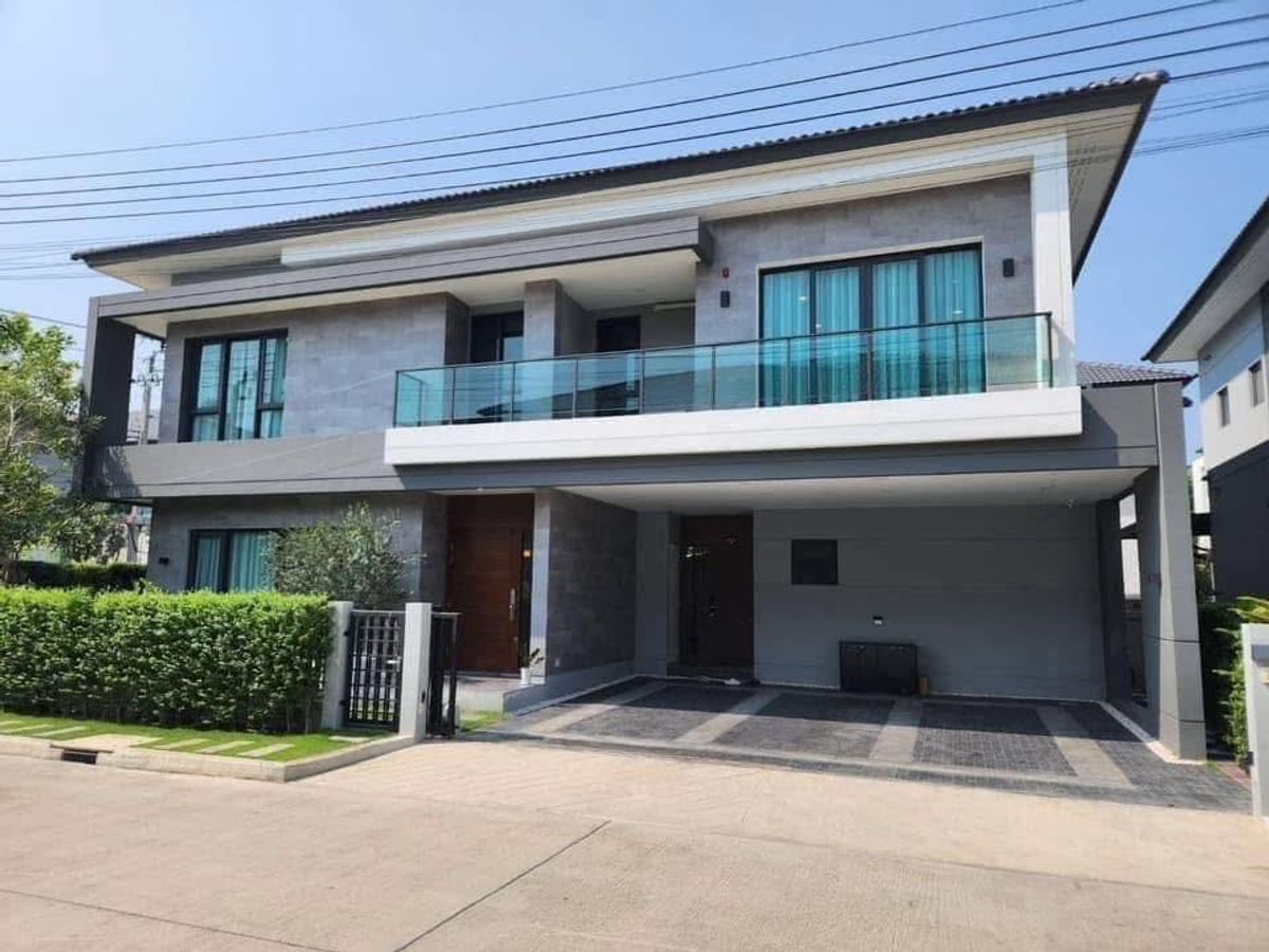 ขายบ้านบางนา แบริ่ง ลาซาล : RL-114  ขายบ้านเดี่ยว เดอะ ซิตี้ บางนา ( The City Bangna ) ขนาด 76 ตร.ว.  ตกแต่งสวยหรู บ้านมุม ติดถนนเมน 