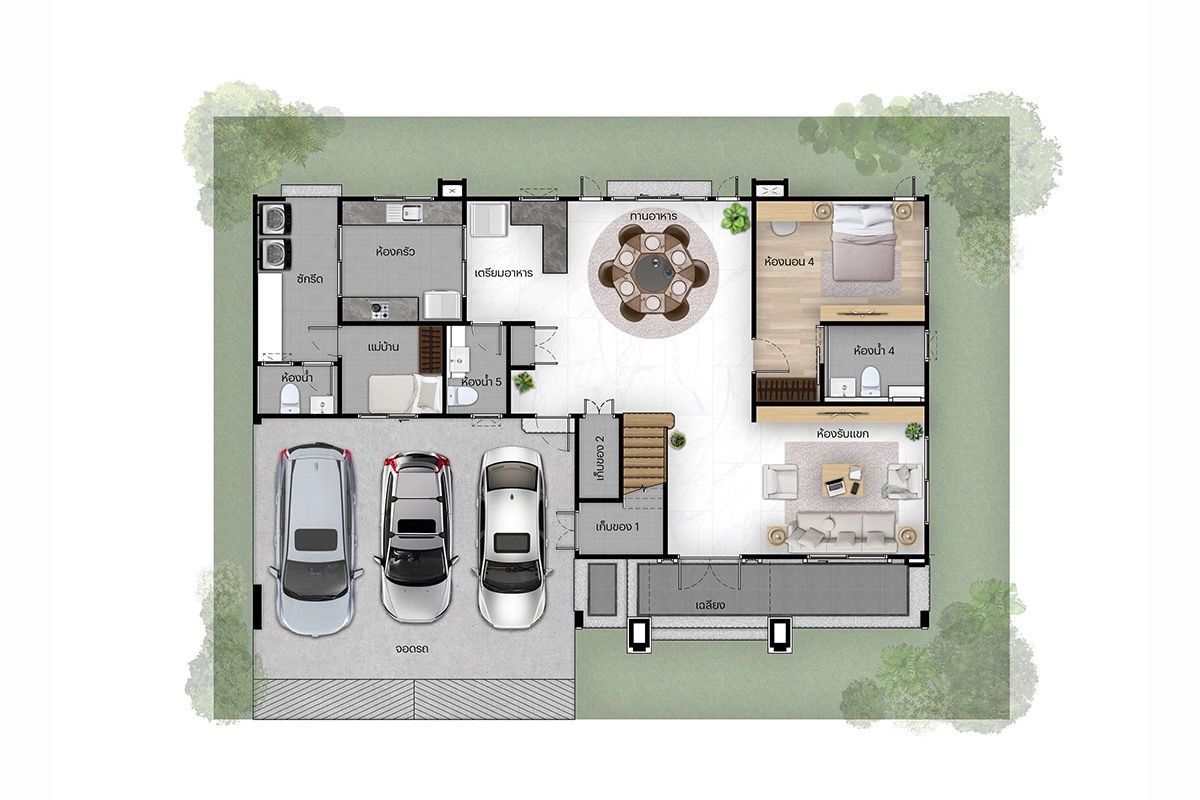 ขายบ้านเสรีไทย-นิด้า : ✨🏡บ้านไทป์ใหญ่มี Double volume เศรษฐสิริ เสรีไทย 321 ตร.ม. 4นอน 5น้ำ 3ที่จอด ซื้อตรงโครงการ 📲 095-9299924 (K.เบนซ์) 