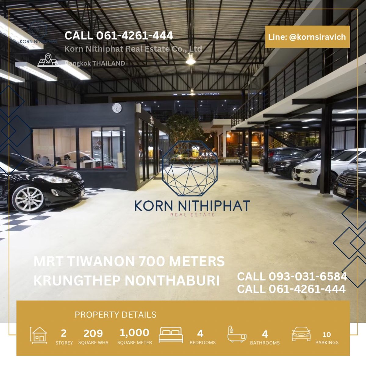 ให้เช่าร้านค้า/ตลาดนัดพระราม 5 ราชพฤกษ์ บางกรวย : ปล่อยเช่า Community mall แยกติวานนท์ ซอยกรุงเทพนนท์ นนทบุรี เหมาะสำหรับ Co-working space , Art Gallery งานศิลปะ , Workshop Trainning ออกกำลังกาย การใช้เครื่องมือ , Officer บริษัท เช่น ซ่อมบำรุง Maintenance