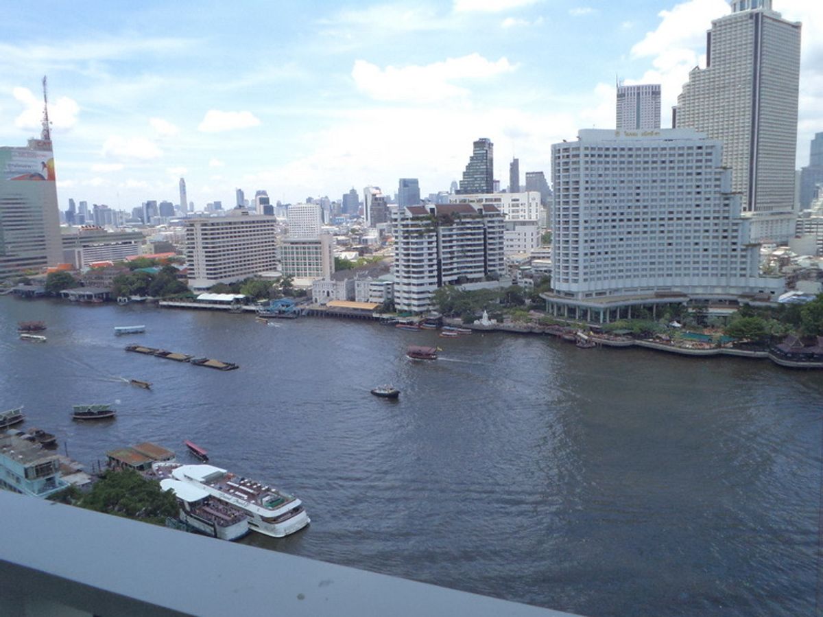 For RentCondoWongwianyai, Charoennakor : 🔥For urgent rent🔥 Condo The River, large room, Duplex, Chao Phraya River view, near BTS Charoen Nakhon station