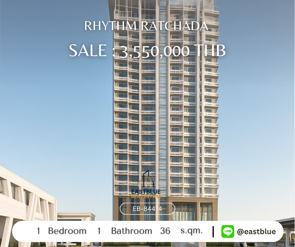 ขายคอนโดรัชดา ห้วยขวาง : # ขายคอนโด RHYTHM Ratchada ห้องสวย ทำเลดี ราคาถูก!