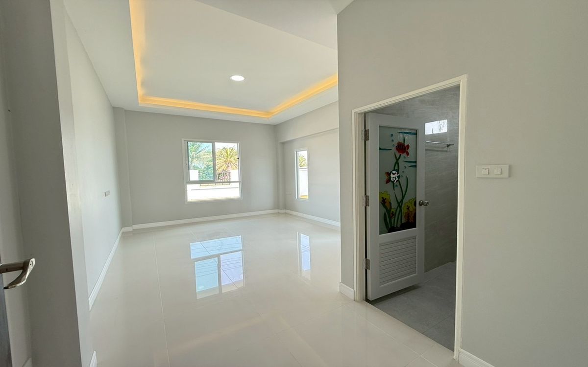 For SaleHouseCha-am Phetchaburi : House for sale Setthasiri Village Cha -am Project, Khao Yai Subdistrict, Cha -Am District, Phetchaburi Province, near Santoroni Water Park, near Cha -am Sea for 10 minutes