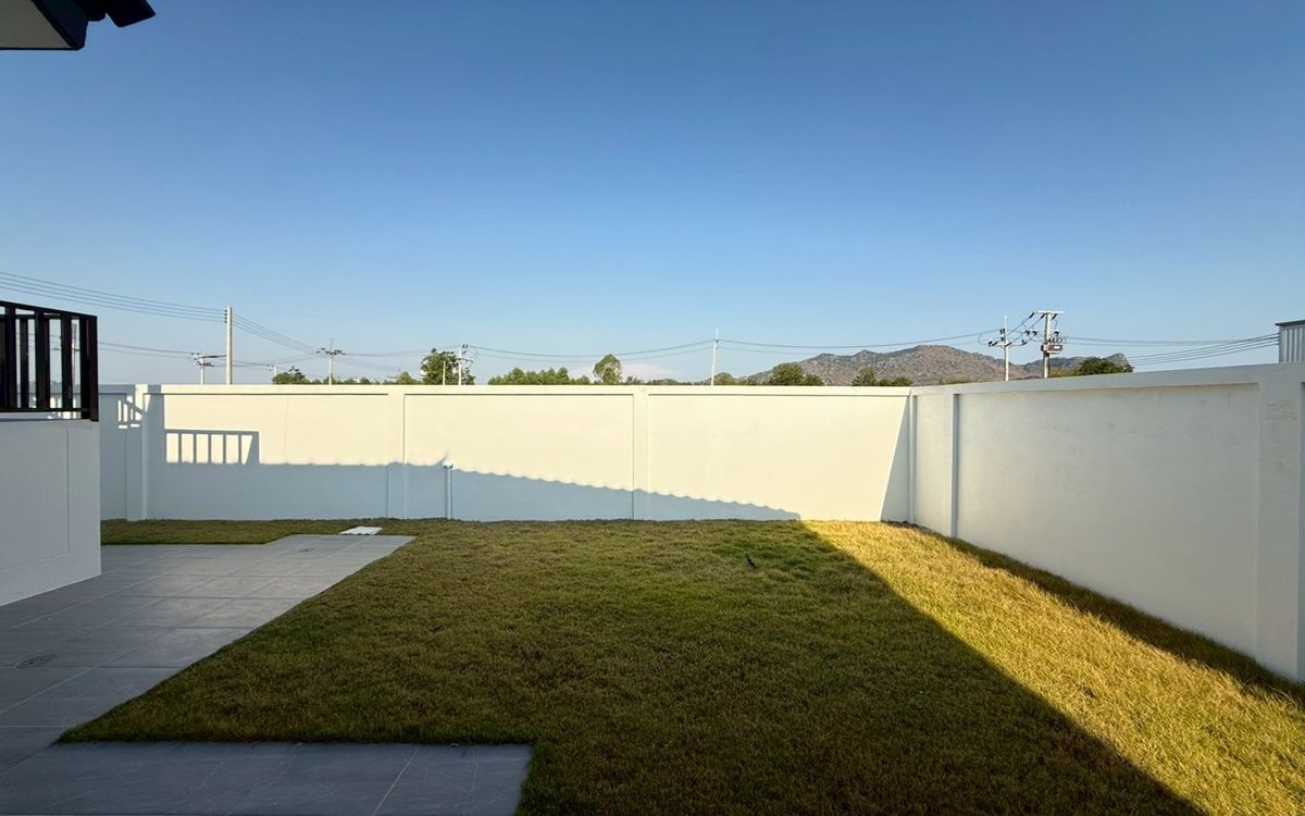 For SaleHouseCha-am Phetchaburi : House for sale Setthasiri Village Cha -am Project, Khao Yai Subdistrict, Cha -Am District, Phetchaburi Province, near Santoroni Water Park, near Cha -am Sea for 10 minutes