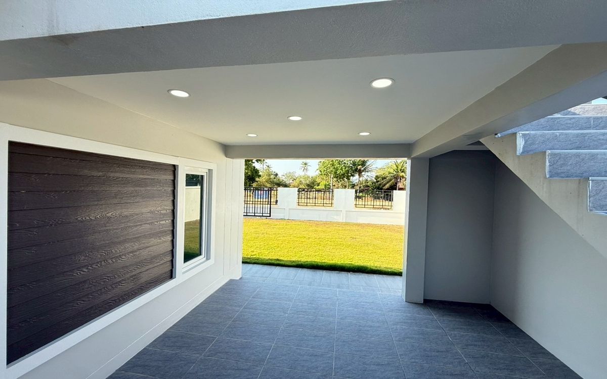 For SaleHouseCha-am Phetchaburi : House for sale Setthasiri Village Cha -am Project, Khao Yai Subdistrict, Cha -Am District, Phetchaburi Province, near Santoroni Water Park, near Cha -am Sea for 10 minutes