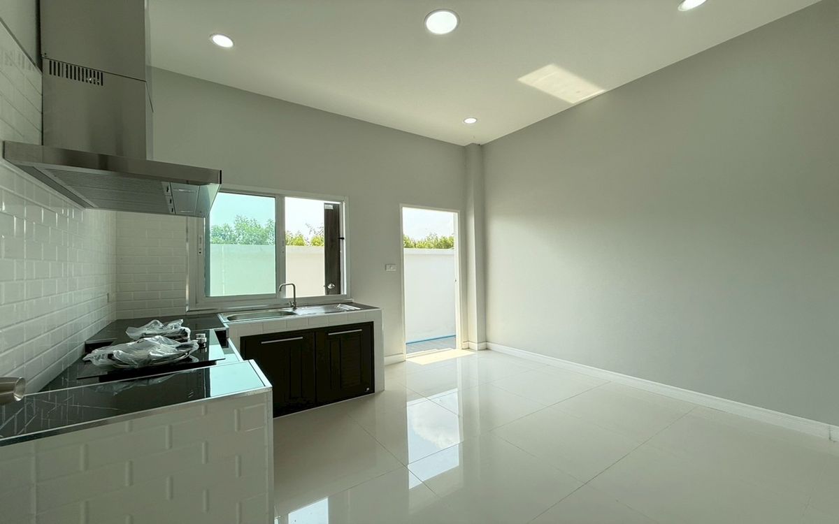 For SaleHouseCha-am Phetchaburi : House for sale Setthasiri Village Cha -am Project, Khao Yai Subdistrict, Cha -Am District, Phetchaburi Province, near Santoroni Water Park, near Cha -am Sea for 10 minutes