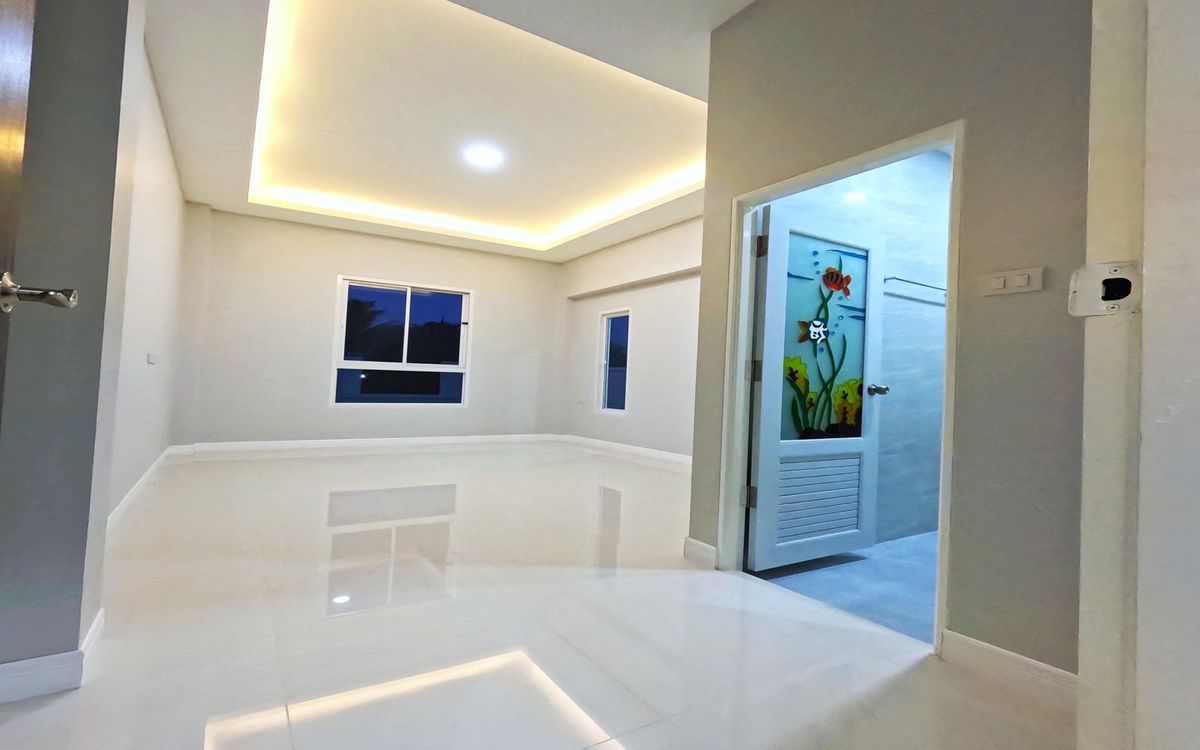 For SaleHouseCha-am Phetchaburi : House for sale Setthasiri Village Cha -am Project, Khao Yai Subdistrict, Cha -Am District, Phetchaburi Province, near Santoroni Water Park, near Cha -am Sea for 10 minutes