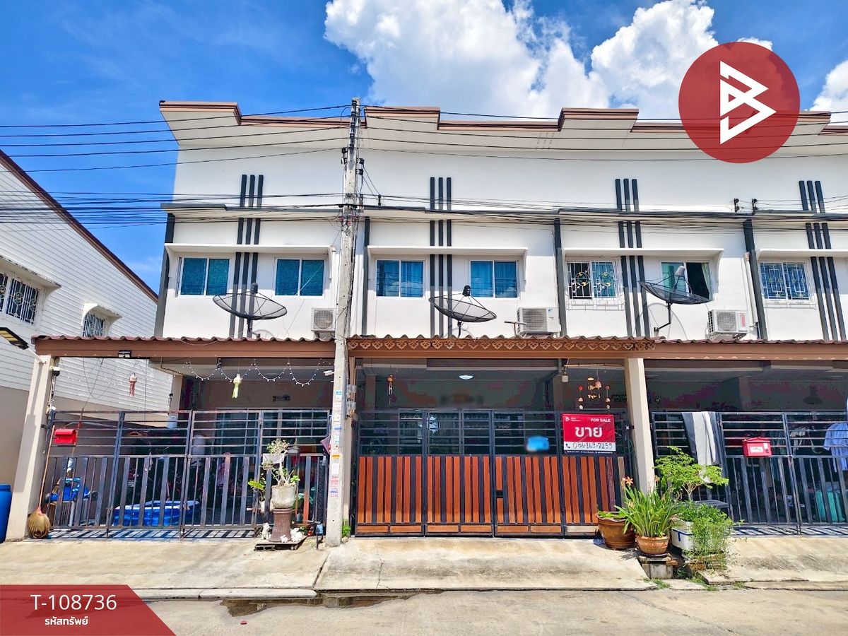 For SaleTownhomeNakhon Pathom : Townhouse for sale Petthawee Village Petchkasem-Rai Kings, Samphran, Nakhon Pathom