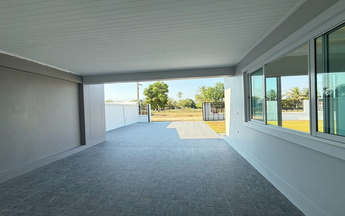 For SaleHouseCha-am Phetchaburi : House for sale Setthasiri Village Cha -am Project, Khao Yai Subdistrict, Cha -Am District, Phetchaburi Province, near Santoroni Water Park, near Cha -am Sea for 10 minutes