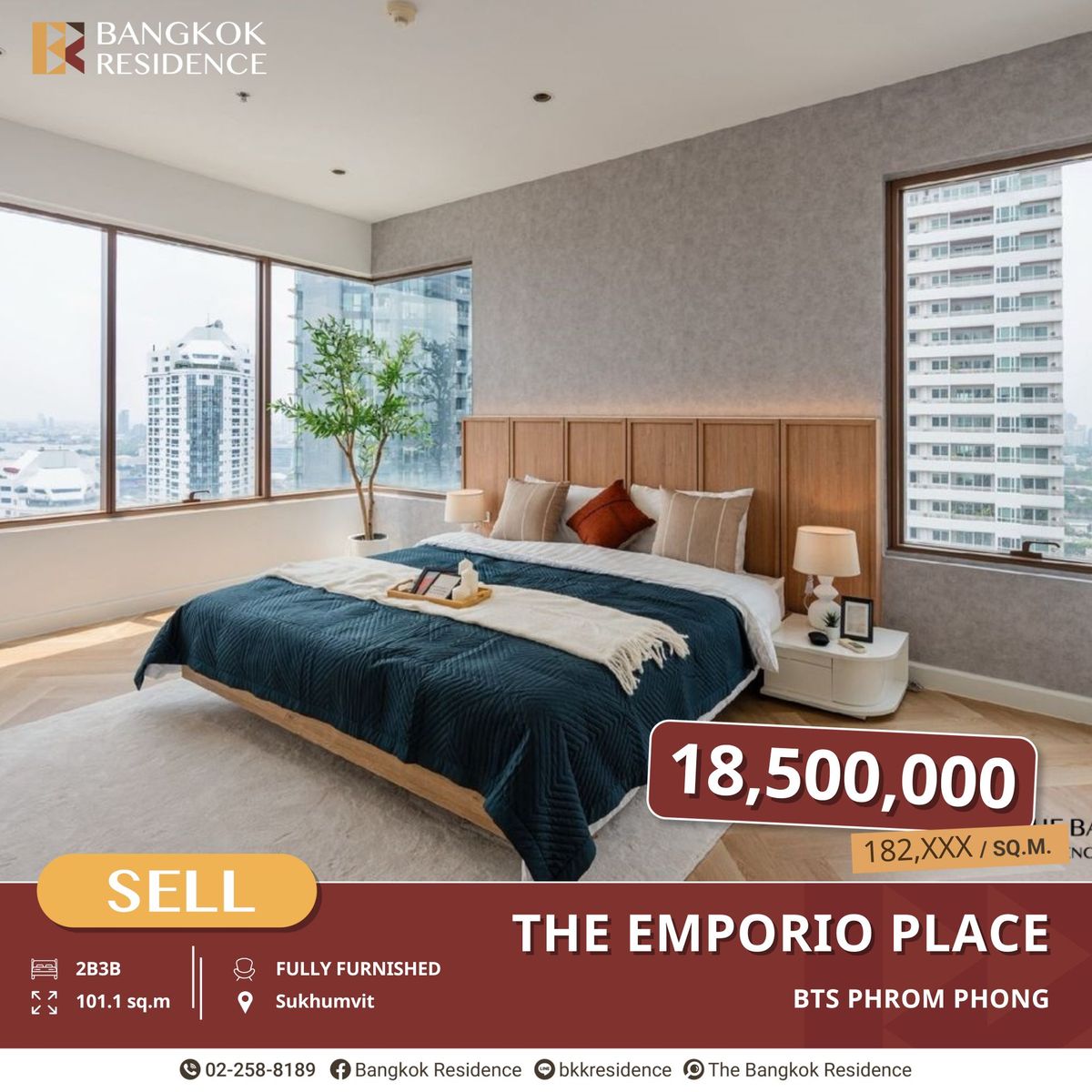 ขายคอนโดสุขุมวิท อโศก ทองหล่อ : สัมผัสชีวิตระดับไฮเอนด์ The Emporio Place ใกล้ BTS พร้อมพงษ์