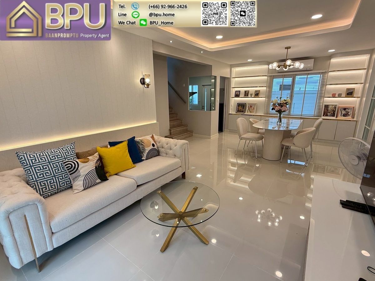 For RentHouseBangna, Bearing, Lasalle : ** 5 Bedrooms Single House for Rent ** Villaggio 3 Srinakarin-Bangna near Mega Bangna