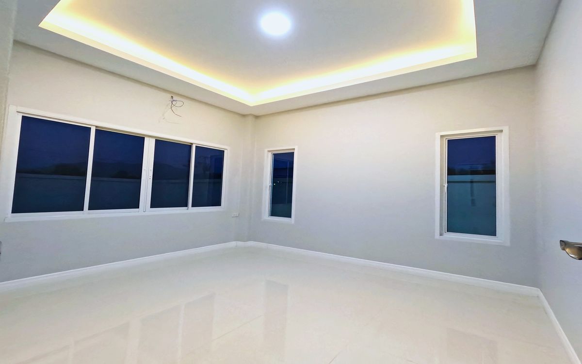 For SaleHouseCha-am Phetchaburi : House for sale Setthasiri Village Cha -am Project, Khao Yai Subdistrict, Cha -Am District, Phetchaburi Province, near Santoroni Water Park, near Cha -am Sea for 10 minutes