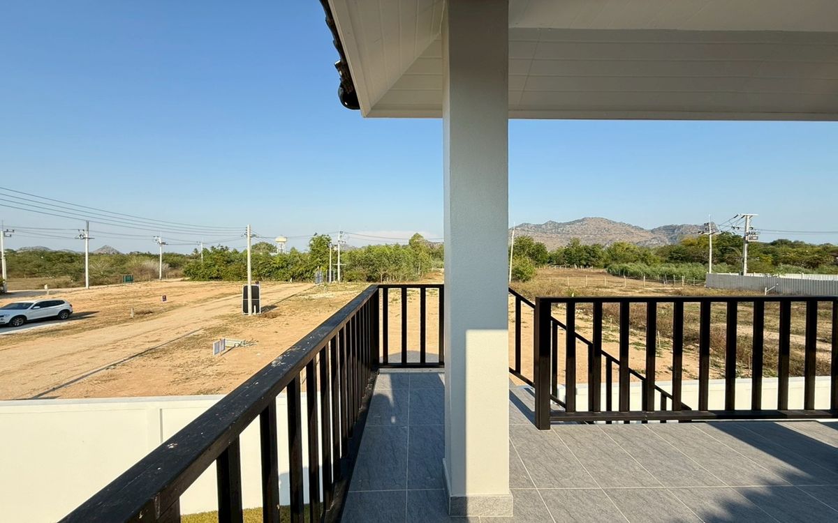 For SaleHouseCha-am Phetchaburi : House for sale Setthasiri Village Cha -am Project, Khao Yai Subdistrict, Cha -Am District, Phetchaburi Province, near Santoroni Water Park, near Cha -am Sea for 10 minutes