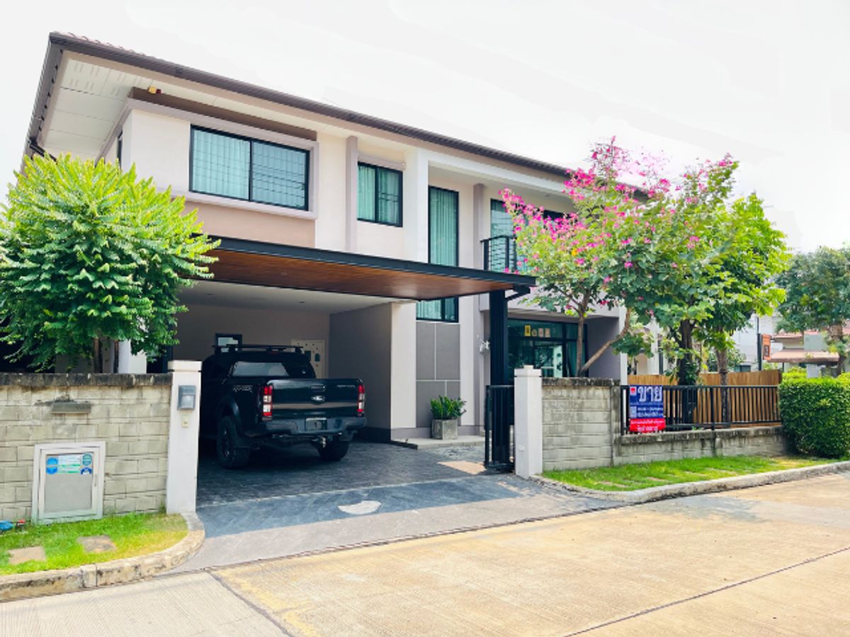 ขายบ้านนวมินทร์ รามอินทรา : ขายบ้านเดี่ยว คาซ่า วิลล์ รามอินทรา-วงแหวน 2 59ตรว. บ้านใหญ่ หลังริม โซนคลับเฮ้าส์ พร้อมอยู่ 