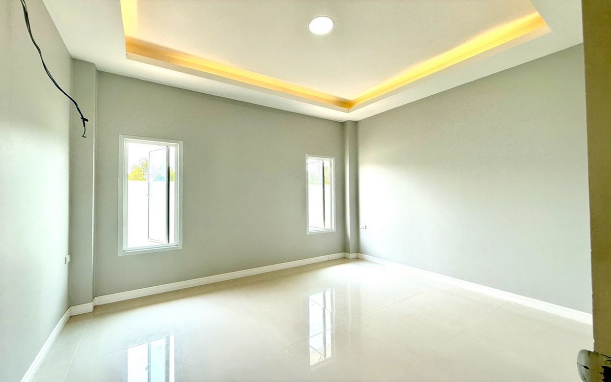 For SaleHouseCha-am Phetchaburi : House for sale Setthasiri Village Cha -am Project, Khao Yai Subdistrict, Cha -Am District, Phetchaburi Province, near Santoroni Water Park, near Cha -am Sea for 10 minutes