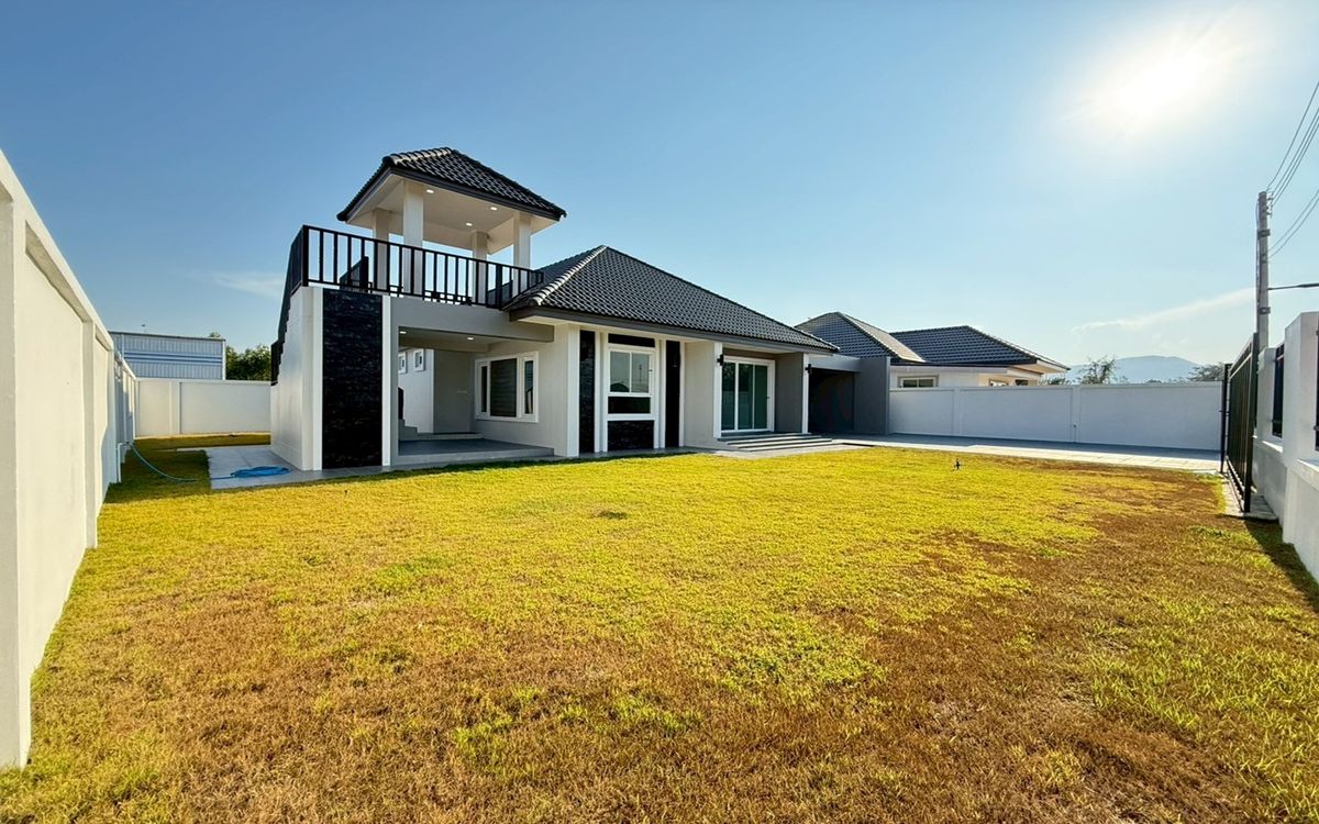 For SaleHouseCha-am Phetchaburi : House for sale Setthasiri Village Cha -am Project, Khao Yai Subdistrict, Cha -Am District, Phetchaburi Province, near Santoroni Water Park, near Cha -am Sea for 10 minutes