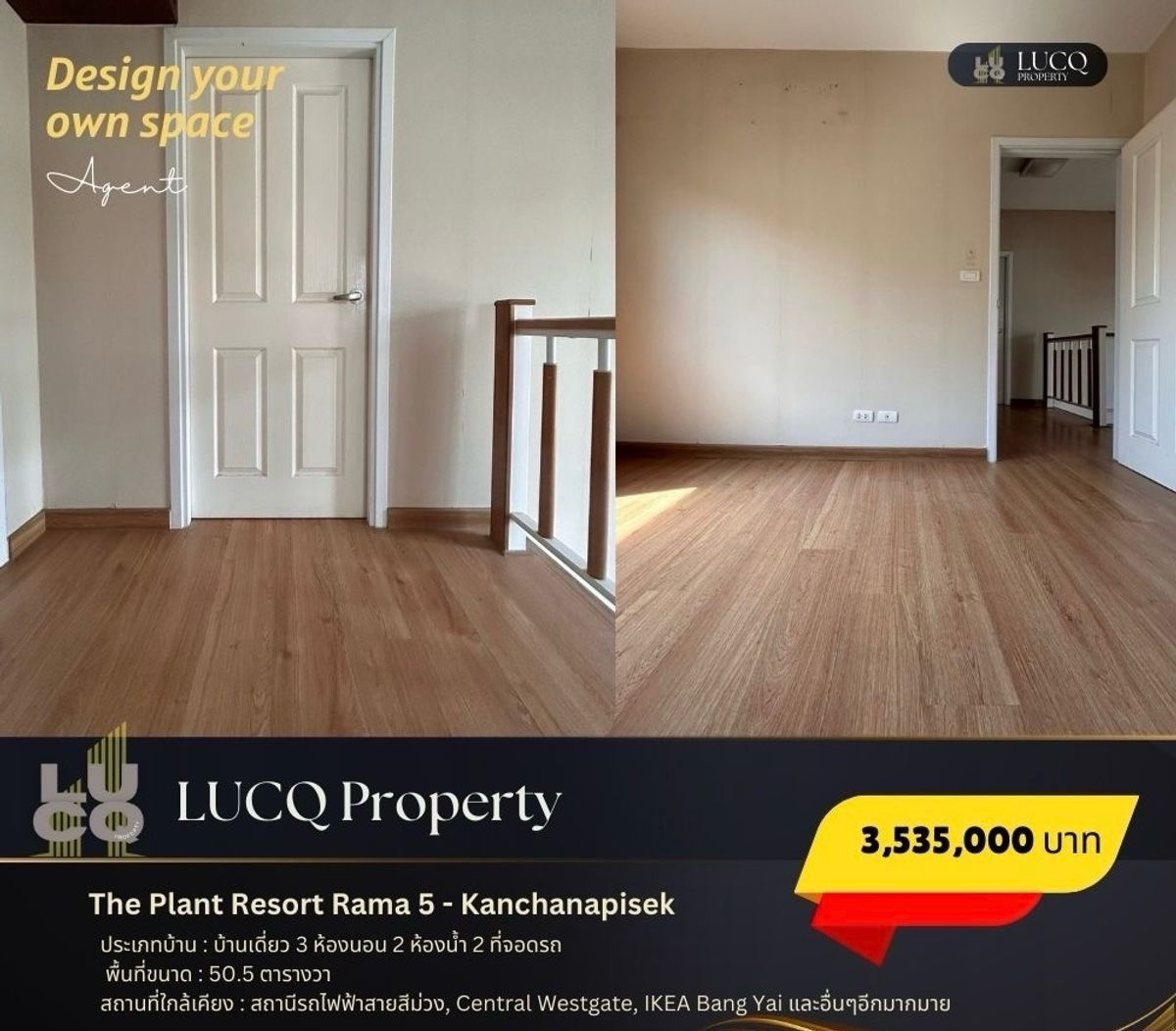 The house is suitable for the owner of The Plant Resort Rama 5. Loading...