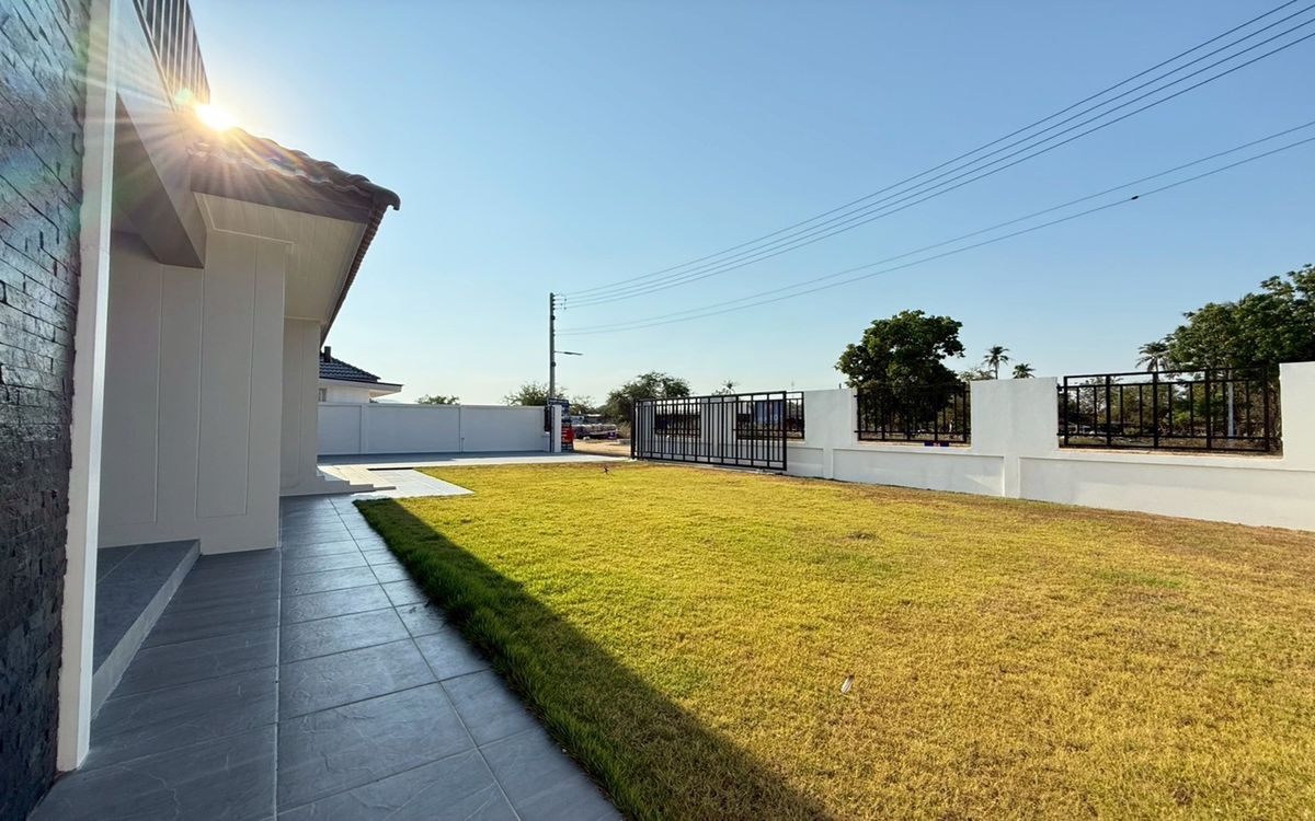 For SaleHouseCha-am Phetchaburi : House for sale Setthasiri Village Cha -am Project, Khao Yai Subdistrict, Cha -Am District, Phetchaburi Province, near Santoroni Water Park, near Cha -am Sea for 10 minutes