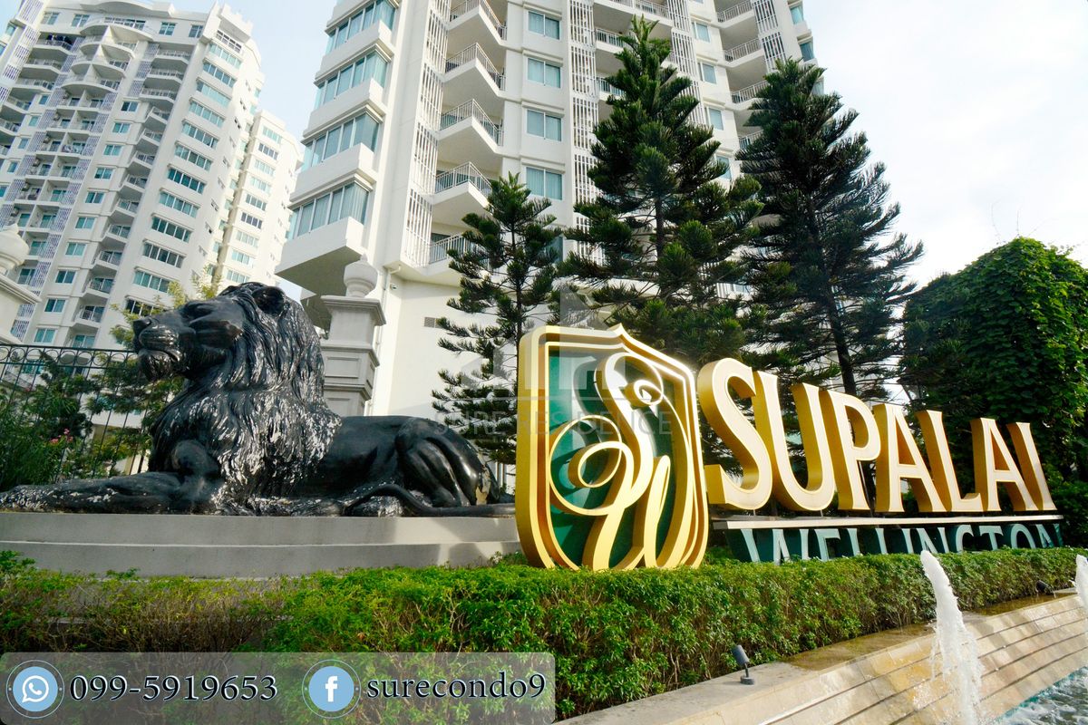 ให้เช่าคอนโดพระราม 9 เพชรบุรีตัดใหม่ RCA : 8946♛เช่า 1 ห้องนอน♙ศุภาลัย เวลลิงตัน 1♜ MRT ศูนย์วัฒนธรรม ∞099-5919653,065-9423251🜲Line@sureresidence