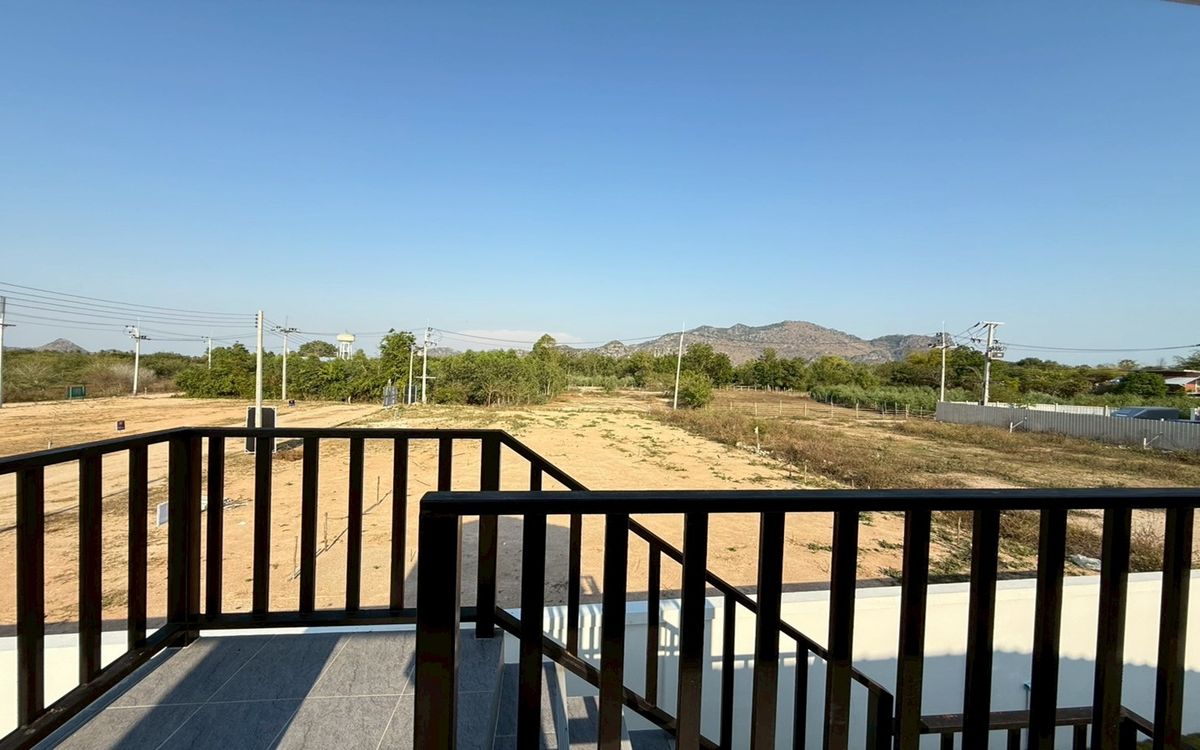 For SaleHouseCha-am Phetchaburi : House for sale Setthasiri Village Cha -am Project, Khao Yai Subdistrict, Cha -Am District, Phetchaburi Province, near Santoroni Water Park, near Cha -am Sea for 10 minutes