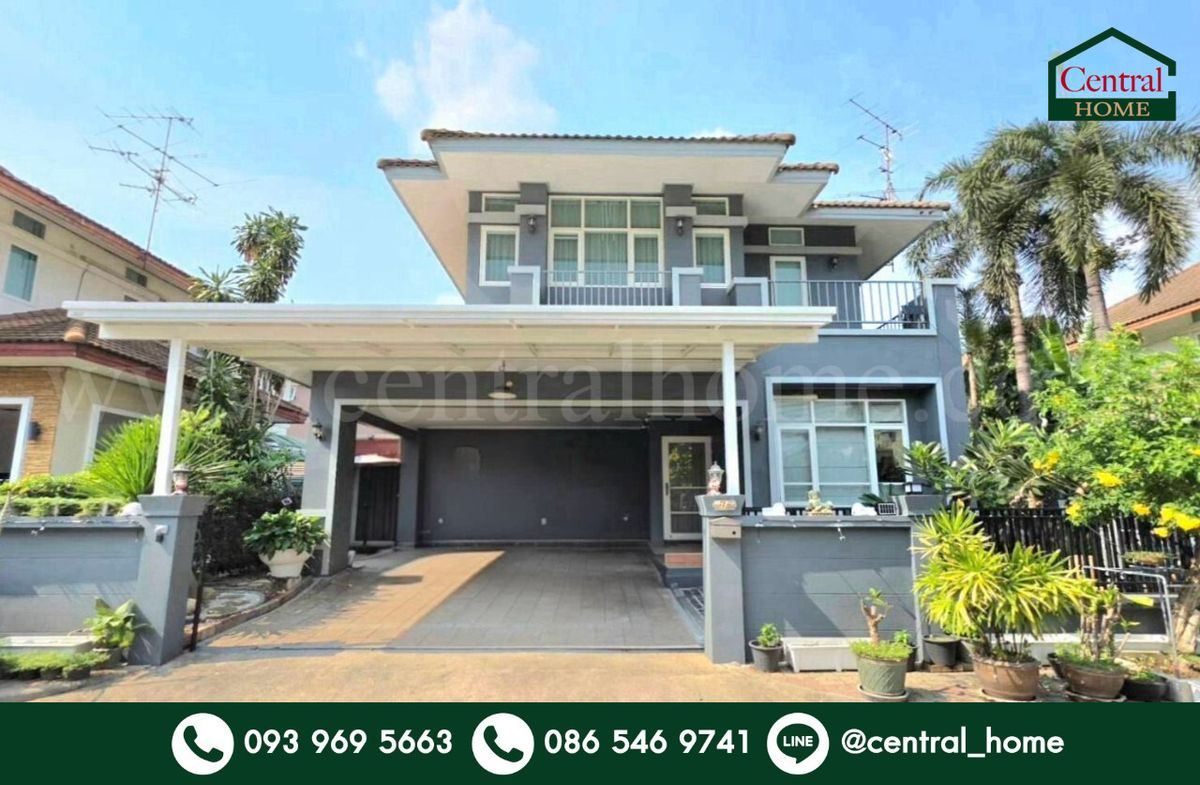 ขายบ้านลาดพร้าว101 แฮปปี้แลนด์ : บ้านเดี่ยว บ้านฟ้ากรีนพาร์ค ลาดพร้าว 101 พร้อมอยู่ รีโนเวทแล้ว 