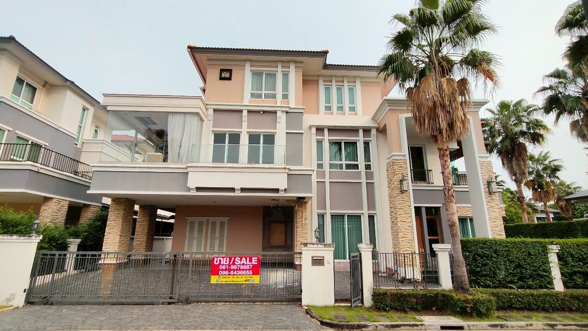 For SaleHouseEakachai, Bang Bon : Luxury house for sale & quot; Grand Bangkok Boulevard Sathorn-Kanlapphruek & quot; Modern Luxury single -style single house designed for the new generation who likes modernity. privacy And complete convenience