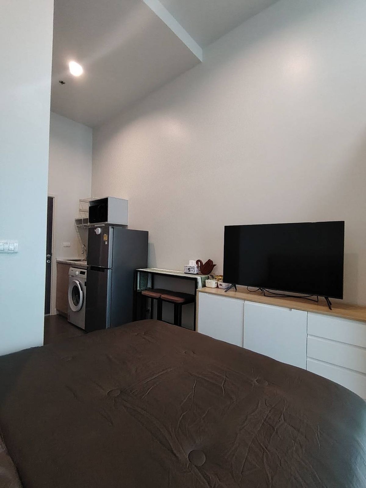 For RentCondoThaphra, Talat Phlu, Wutthakat : Reserve a condo near BTS 🚩Metro Sky Wutthakat 🛌1BED 22 sq.m. 🚇NEAR BTS Wutthakat