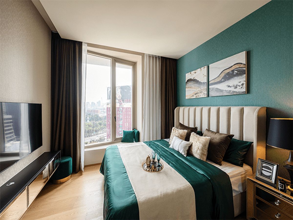 ให้เช่าคอนโดสีลม ศาลาแดง บางรัก : Ultra Luxury 1B1B Condo for Rent 56.66sqm.Saladaeng One - Construction by RITTA