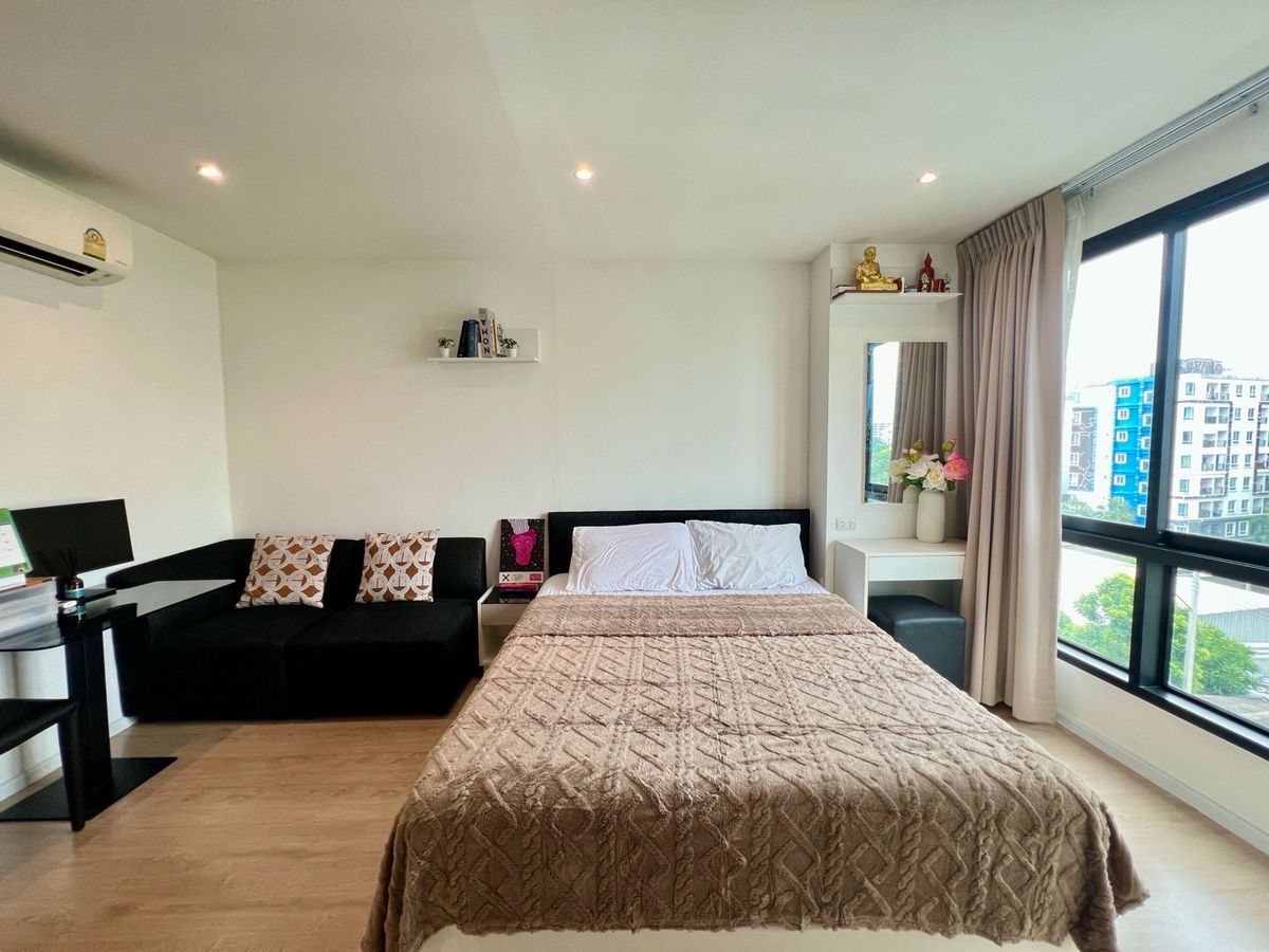 ขายคอนโดเสรีไทย-นิด้า : ลดแรง! คอนโด ไอคอนโด กรีนสเปซ เสรีไทย ห้องมุม  27 ตรม พิเศษ 1.39 ล้าน ราคาขายต่ำกว่าตลาด ผ่อนเบาๆ 6,xxx