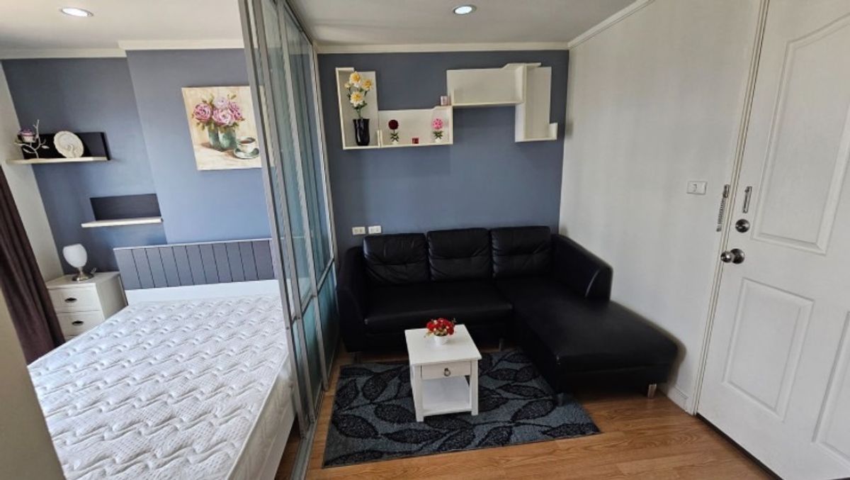 For SaleCondoChaengwatana, Muangthong : Property N052 Condo for sale, Lumpini Ville Chaeng Watthana Pak Kret View of the river Complete electrical appliances