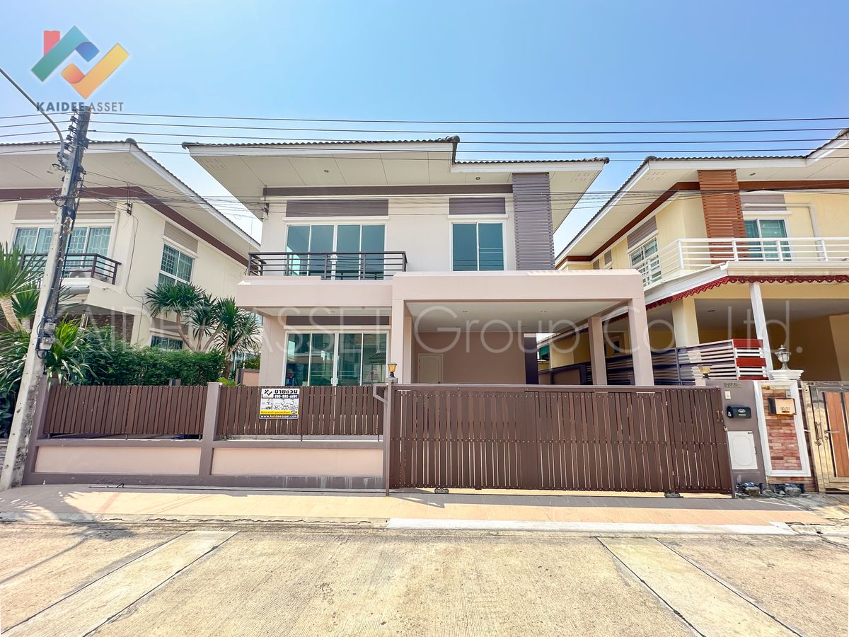 ขายบ้านปทุมธานี รังสิต ธรรมศาสตร์ : หมู่บ้าน พัฒนาสิริ เดอะ ไพร์ด พหลโยธิน-ลำลูกกา บ้านเดี่ยว คลอง 2
