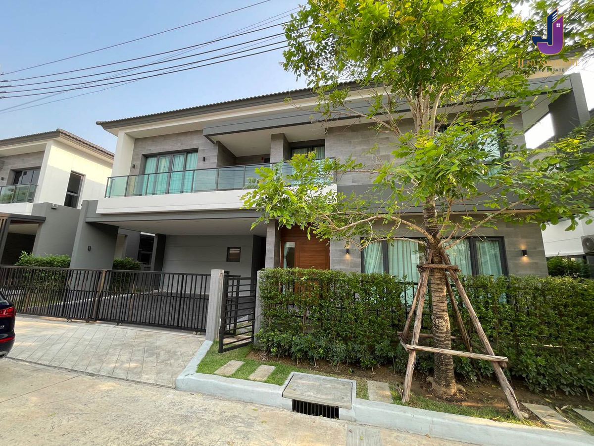 HouseNawamin, Ramindra : Selling / renting a 2 -story detached house, The City Watcharapol, size 74 .7 sq.w., 4 beds, parking 3 cars, very new, near the Sukhaphiban 5 expressway. Sai Mai 📌 Property Code JJ-H210📌