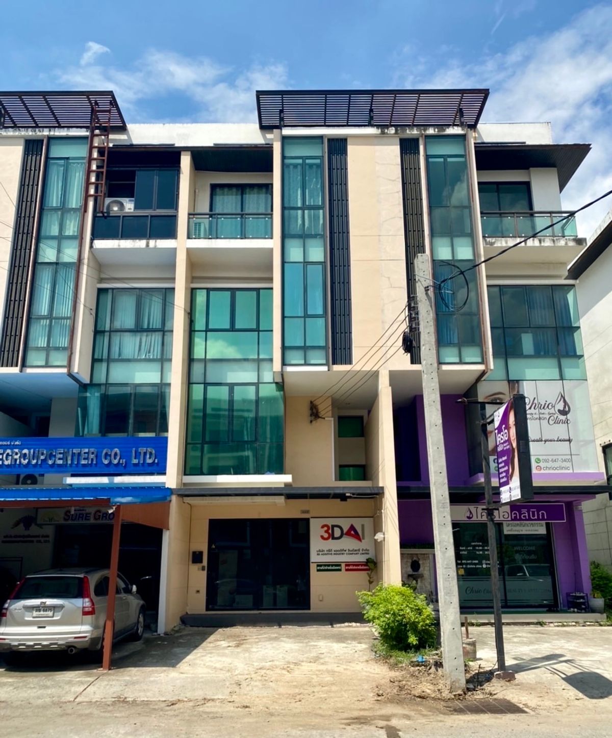 ให้เช่าโฮมออฟฟิศบางนา แบริ่ง ลาซาล : โฮมออฟฟิศ 4 ชั้น เนื้อที่ 27 ตรว ถ.รามคำแหง2 ให้เช่า