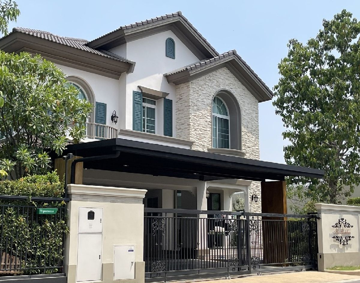 For RentHouseVipawadee, Don Mueang, Lak Si : For Rent for rent, detached house, luxury house, 2 -storey house, Nantawan Ram Inthra, Phahonyothin 50, Theprak Road (New Road), very beautiful house, full furniture, Fully Furnished living / China WELCOME