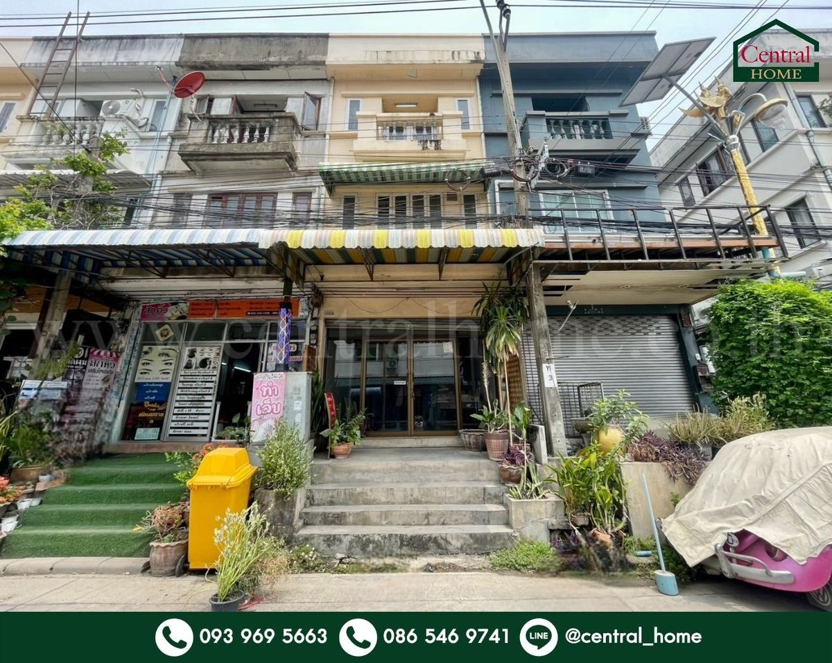 For SaleShop HouseSamut Prakan,Samrong : Commercial building, Chamchuri, King Kaew 41, cheap Raja
