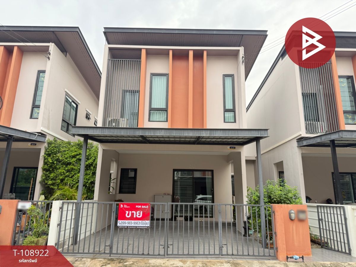 For SaleTownhomePattaya, Bangsaen, Chonburi : Townhouse for sale Manee Rin Village, Maneerin Village Sukprayoon, Chon Buri