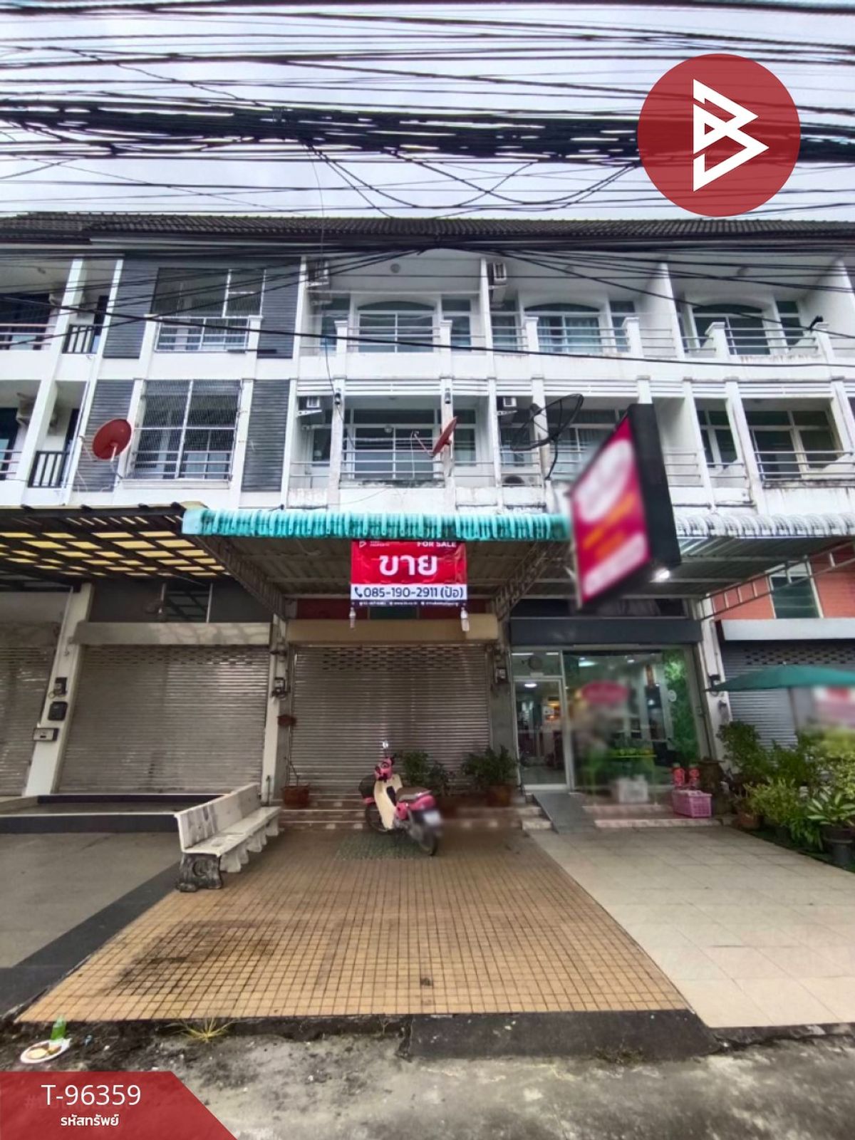 ขายอาคารพาณิชย์จันทบุรี : ขายอาคารพาณิชย์ หมู่บ้านภักดีภิรมย์ เนื้อที่ 17 ตร.วา ตลาด จันทบุรี