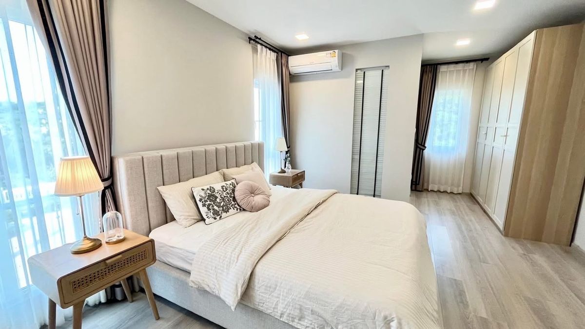 ให้เช่าบ้านบางนา แบริ่ง ลาซาล : 🔥หลุด!! ด่วนนน เฟอร์ครบมาก แต่งสไตล์ modern ทำเลดี ใกล้เมกะ Anya บางนา (ราม 2) 🔥