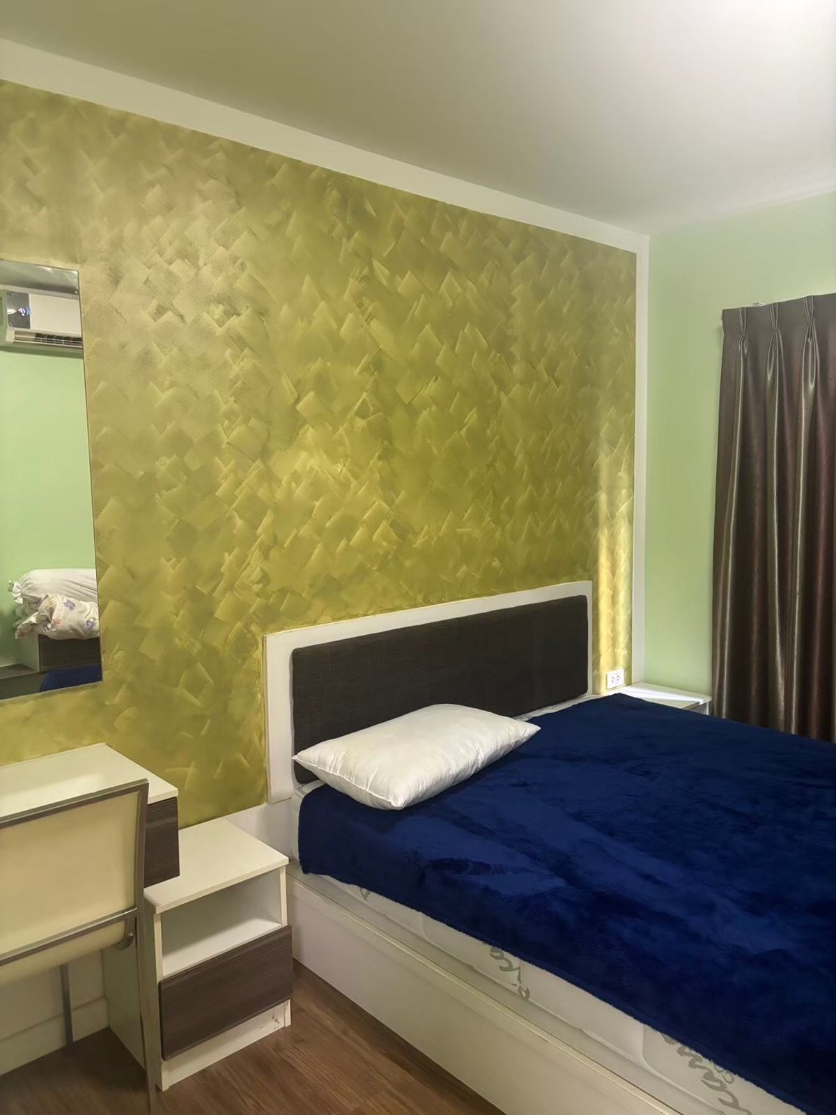 For RentCondoPhutthamonthon, Salaya : For Rent & GT; & GT; I condo Salaya & GT; & GT; Area 27 sq.m. Building A, Floor 2, Room 1 Bed Furniture with complete electrical appliances #LV-MO1609
