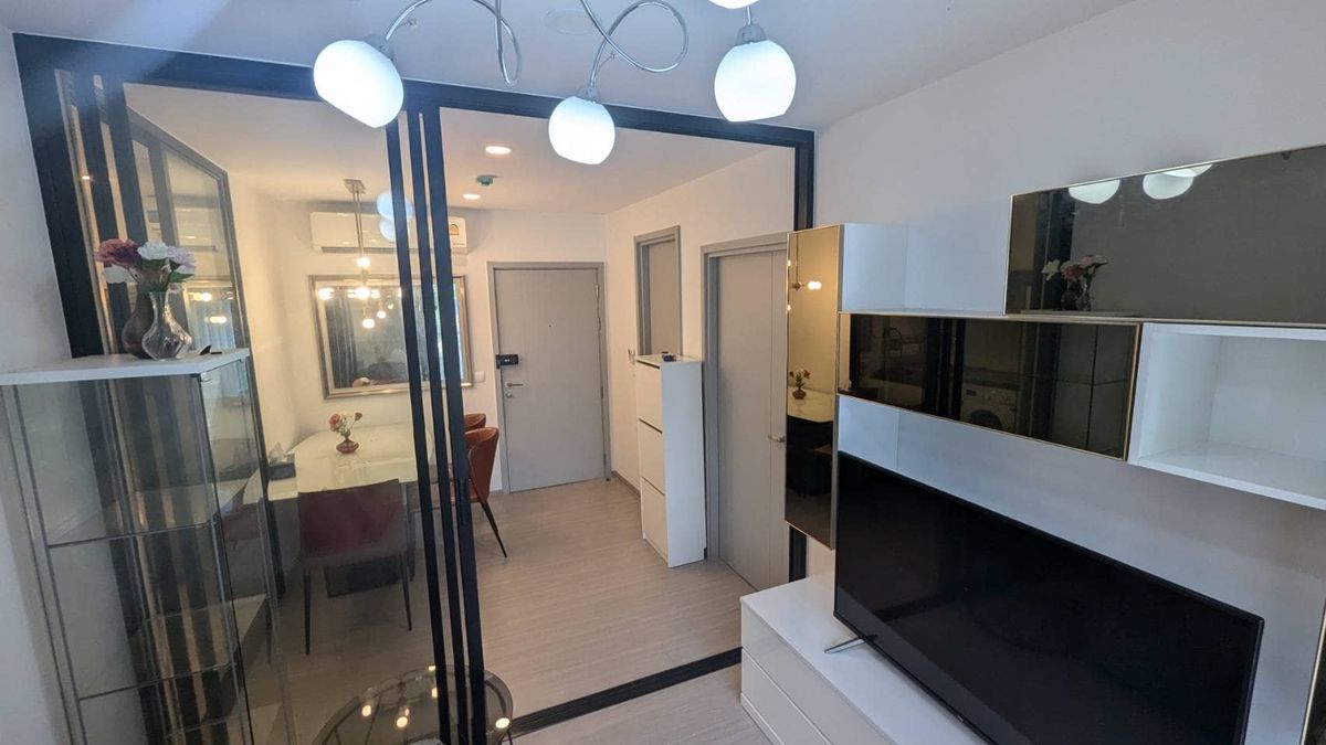 For SaleCondoOnnut, Udomsuk : Urgent sale ✨ Aspire Sukhumvit - Onnut ✨ Near BTS On Nut, complete with furniture and appliances