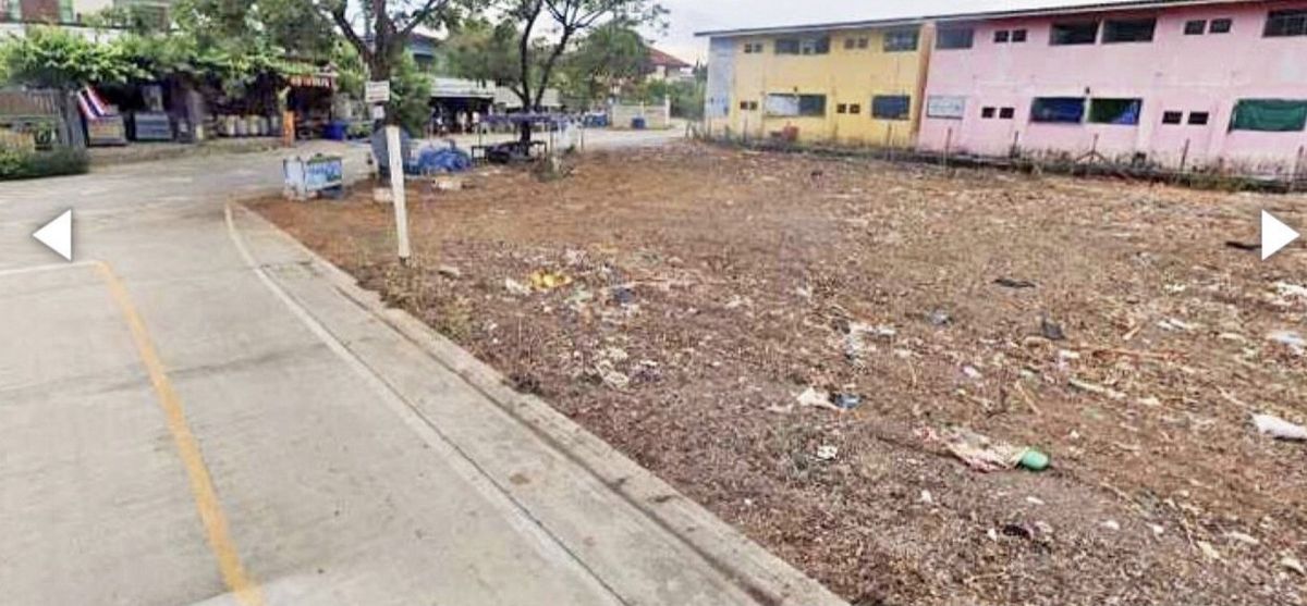 For SaleLandRama5, Ratchapruek, Bangkruai : Land for sale in an area of ​​581 sq.m. (1 rai 1 ngan 81 sq.) (Form) (Tam) on the 2nd road, Department of Rural Roads, Nonthaburi 3028 (Soi Wat Si Prathi) Bang Kruai