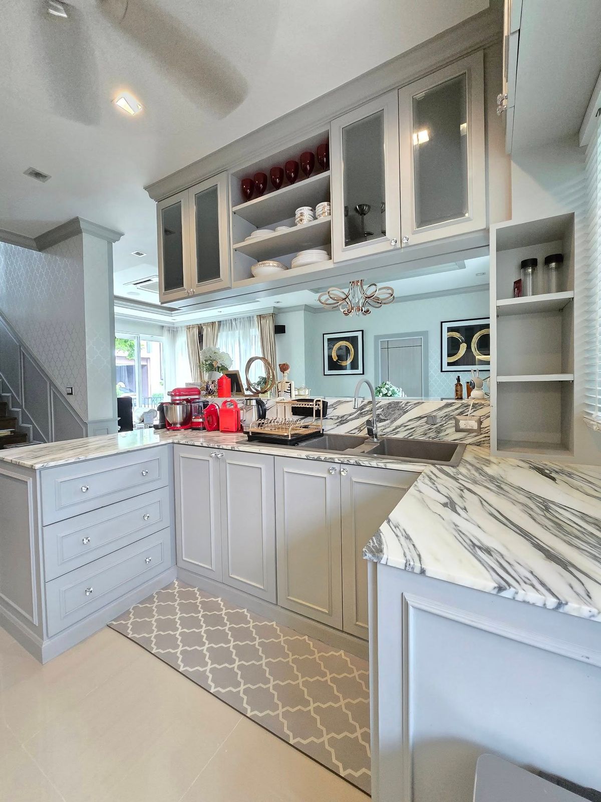 For SaleHouseBangna, Bearing, Lasalle : For Sale Laddarom Bangna Km.7, a shady, peaceful, private project