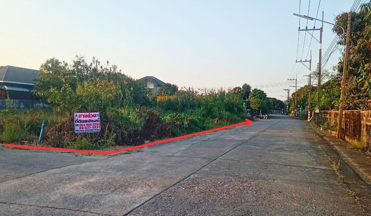 ขายที่ดินพุทธมณฑล ศาลายา : ที่ดินเปล่า 119 ตรว. ซ.เลียบคลองโยง 1 ถ.พุทธมณฑล ต.คลองโยง อ.พุทธมณฑล จ.นครปฐม