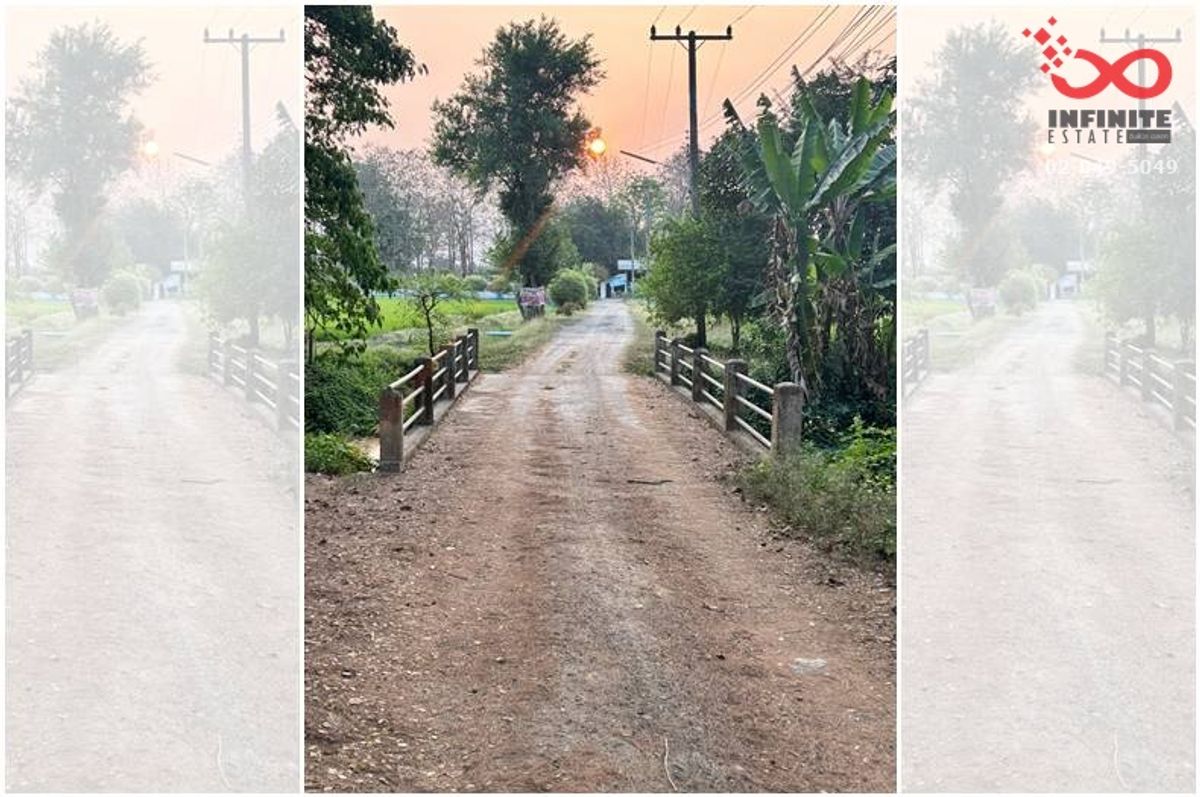 For SaleLandChiang Mai : Land for sale 1 rai 86 square wah, San Sai District, Nong Han, Chiang Mai