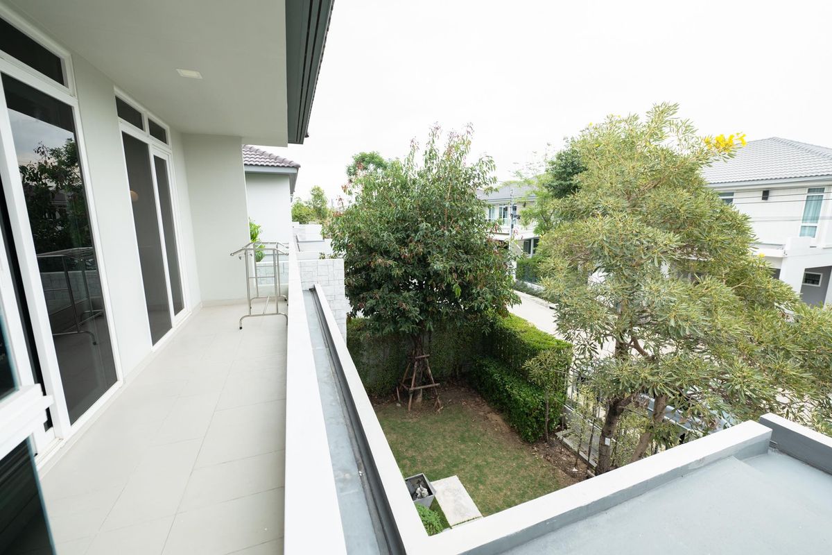 HouseLadkrabang, Suwannaphum Airport : K-6323 Sell! Detached house, Manthana, Bang Na Wong Ring, ready to be near Mega Bangna