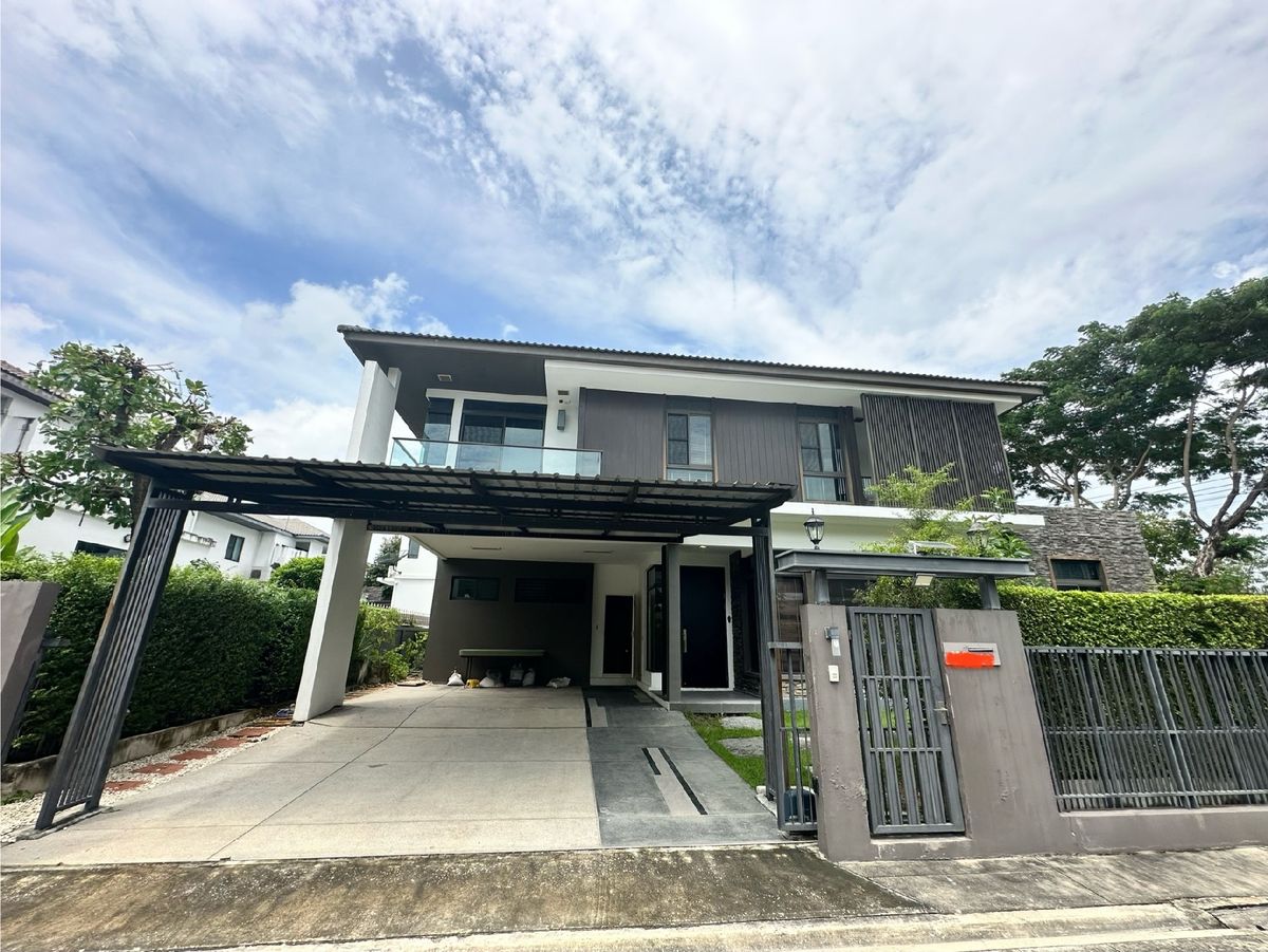 ขายบ้านบางนา แบริ่ง ลาซาล : ขายบ้านเดี่ยว มัณฑนา ศรีนครินทร์ บางนา  แปลงหัวมุม