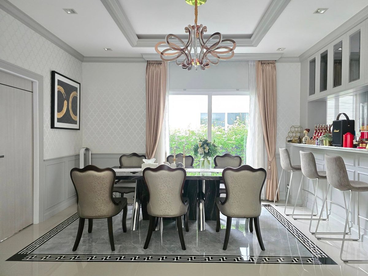 For SaleHouseBangna, Bearing, Lasalle : For Sale Laddarom Bangna Km.7, a shady, peaceful, private project