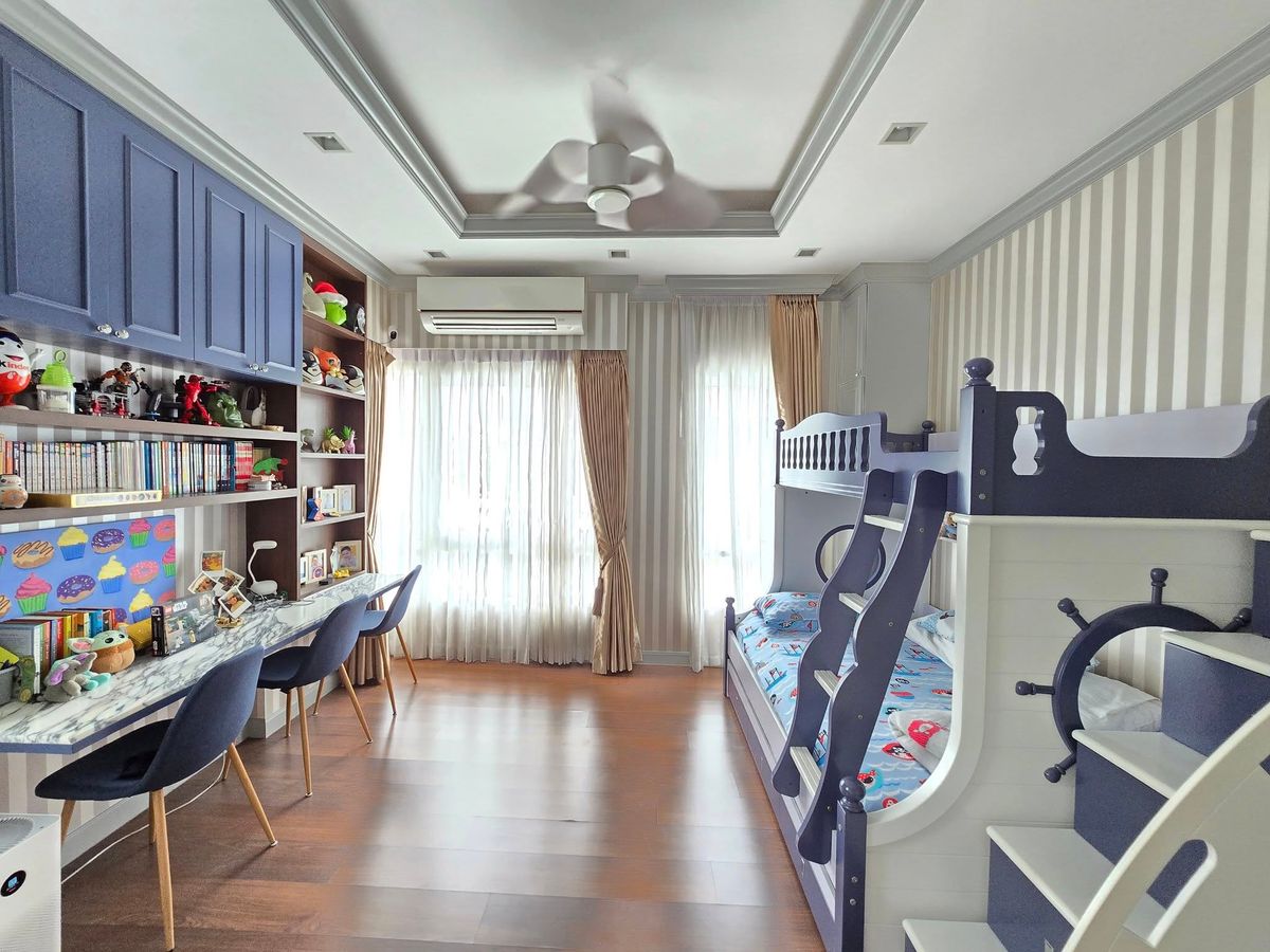 For SaleHouseBangna, Bearing, Lasalle : For Sale Laddarom Bangna Km.7, a shady, peaceful, private project